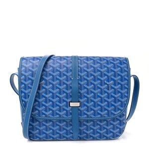 Goyard Belvedere II Blue Messenger Bag
